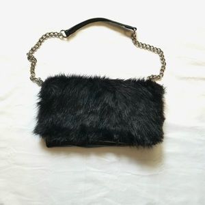 Express Faux Fur Purse